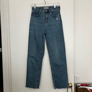 Everlane Way High Jean in Distressed